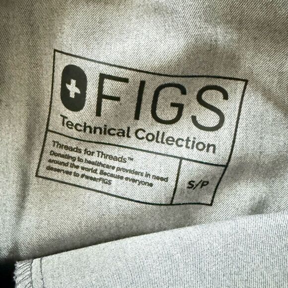 Figs Technical Collection Scrub Pants in Gray Size Small - Picture 6 of 6